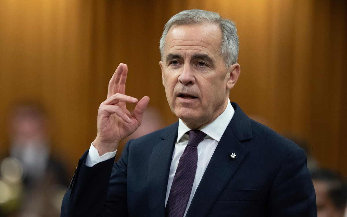 Canadian Prime Minister Mark Carney rises during Question Period, on Parliament Hill in Ottawa, Monday, Nov. 17, 2025. (Adrian Wyld/The Canadian Press via AP)
Canada Commons