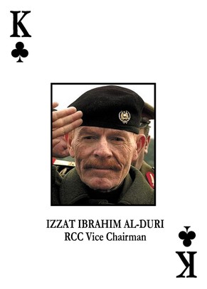 Er war der Kreuz-König: Issat al-Duri im legendären US-«Most wanted»-Kartenspiel der Saddam-Getreuen.