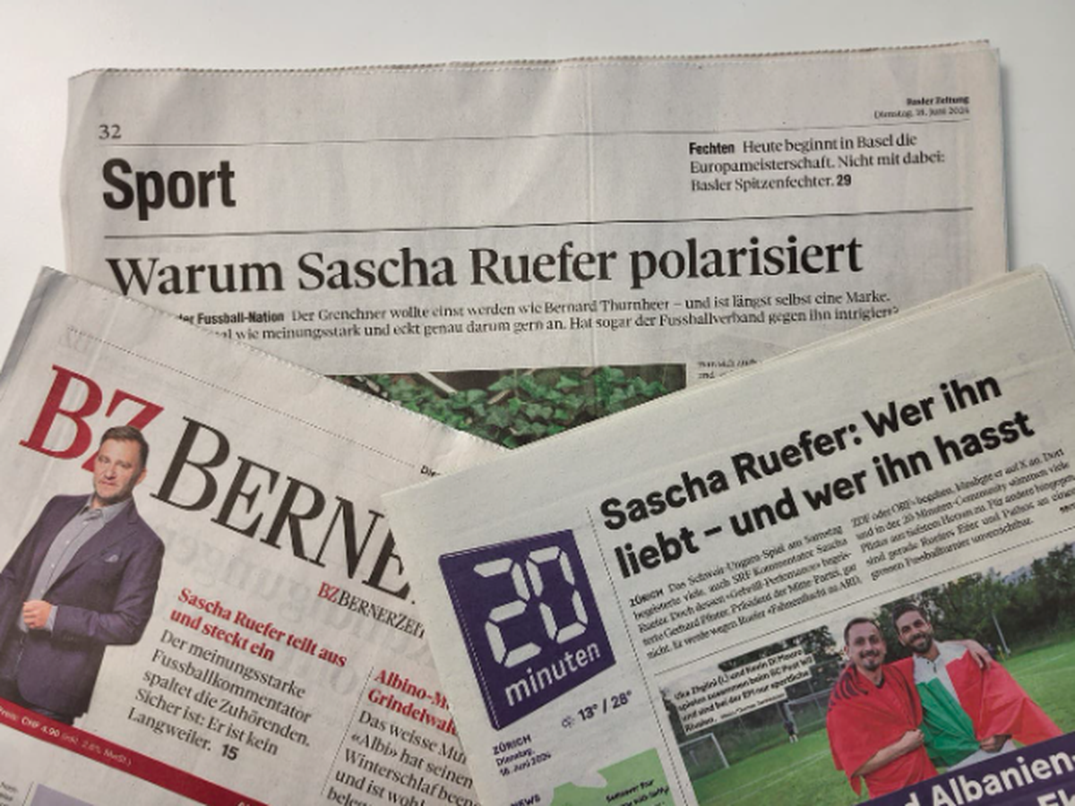 Sascha Ruefer Headlines Zeitungen