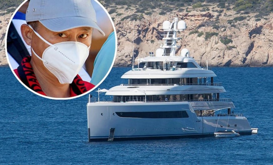 Jack Ma und seine Superyacht Zen.