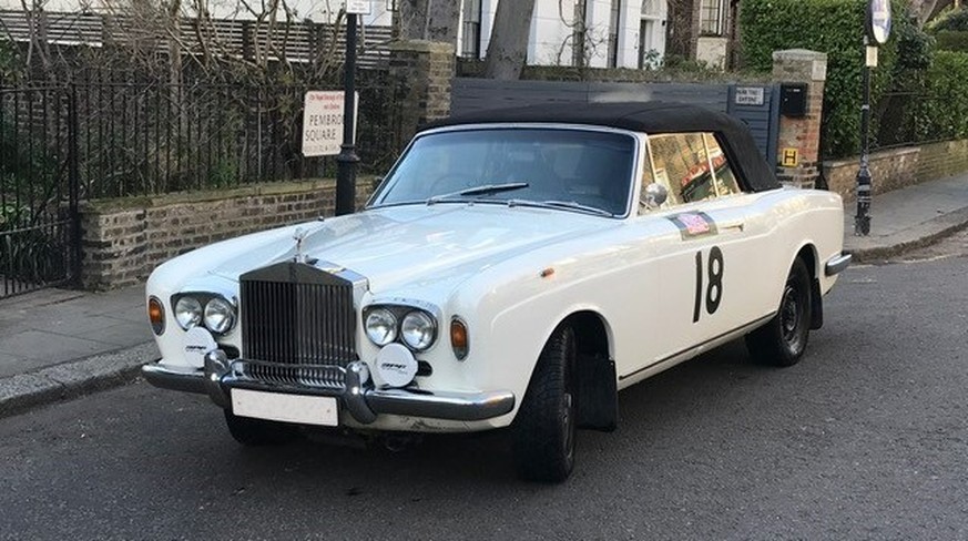 NIgel Keen's 1968 Rolls-Royce Silver Shadow Cabriolet, with which he drove the Peking to Paris Motor Challenge 2024. 
https://www.pet.cam.ac.uk/e-news-easter-term-beijing-paris-old-rolls-royce