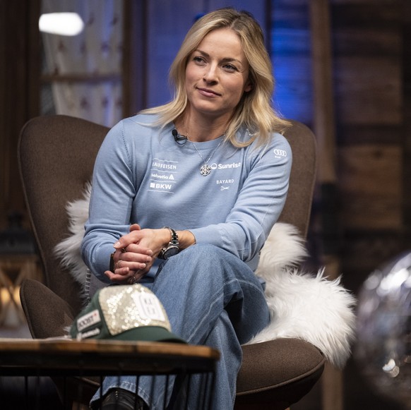 ARCHIVBILD ZUR MELDUNG, DASS LARA GUT-BEHRAMIS SAISON VERLETZUNGSBEDINGT VORBEI IST --- KEYPIX - Lara Gut-Behrami from Switzerland pictured during a press event prior the FIS Alpine Ski World Cup seas ...