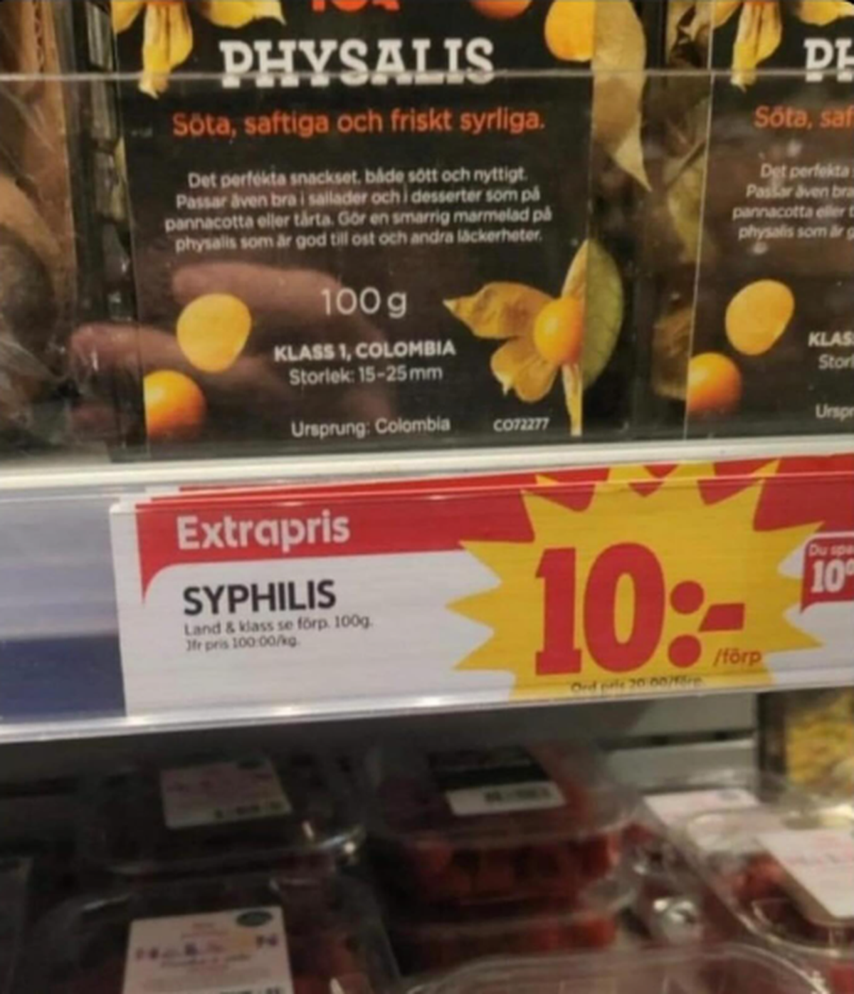 Fail: syphilis vs. Physalis