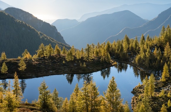 Saleisee Lago di Salei Bergseen Rauszeit