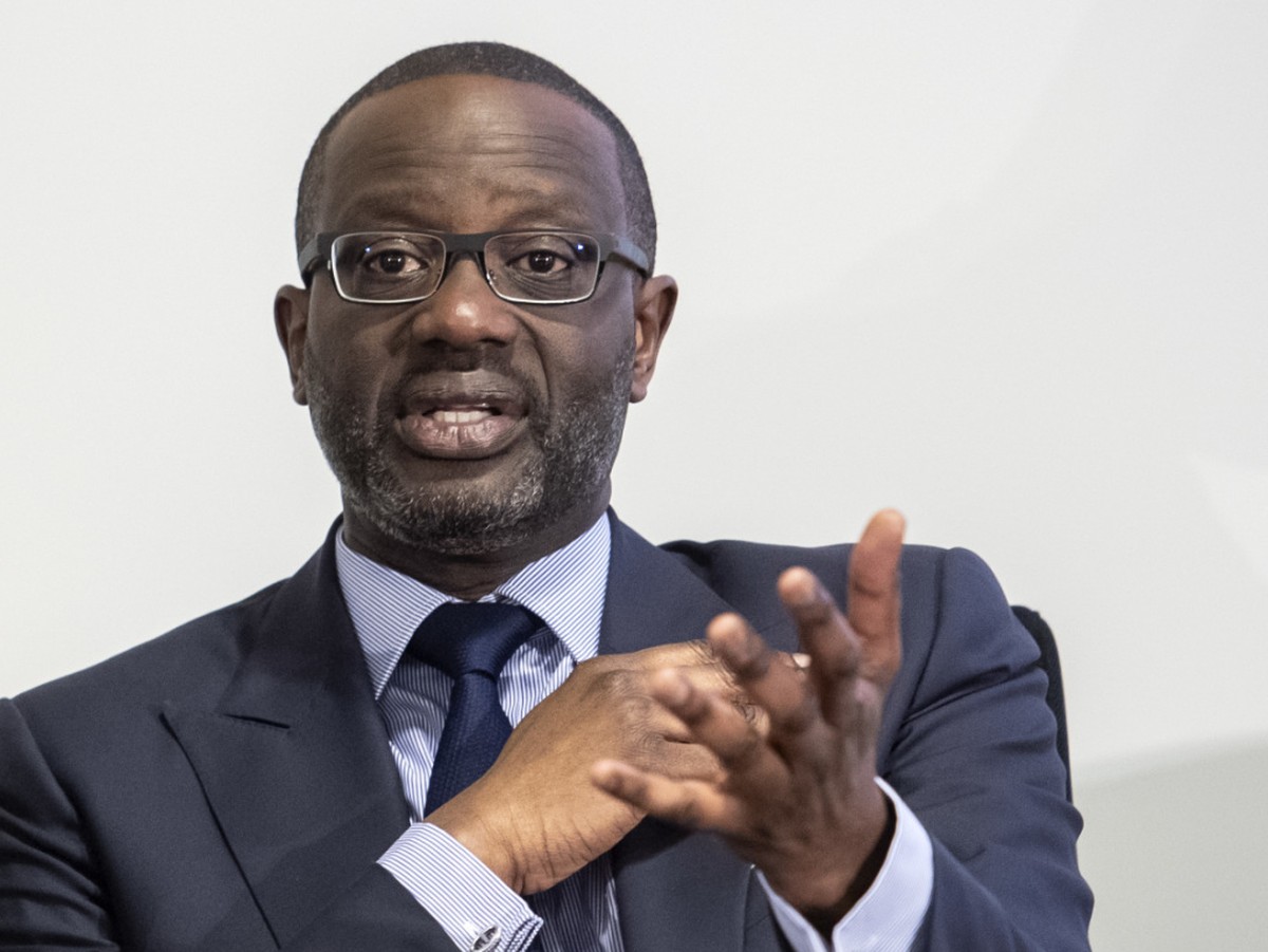 Die Credit Suisse reorganisiert ihren Heimmarkt: CEO Tidjane Thiam an einer Pressekonferenz im Februar 2019 in Zürich.
