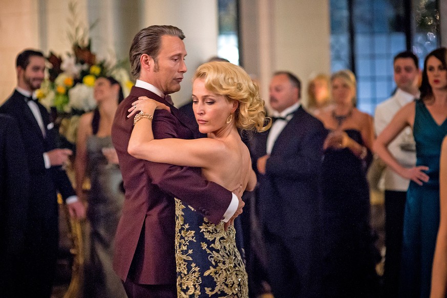 Mads Mikkelsen und Gillian Anderson in «Hannibal»