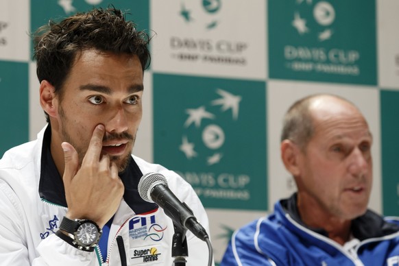 Der Italiener Fabio Fognini gewann bisher alle Einzel im diesjährigen Davis Cup.