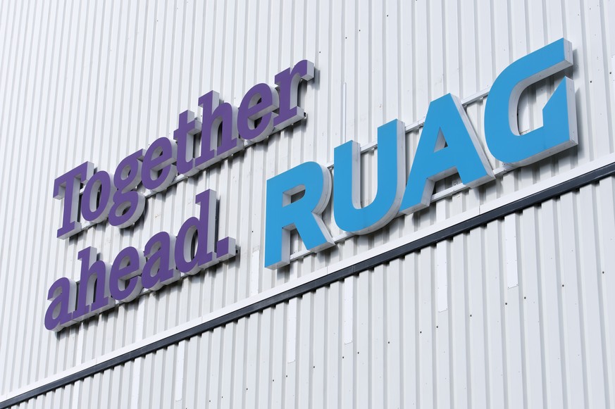 ARCHIVBILD ZUR HAUSDURCHSUCHUNG BEI RUAG DURCH DIE BUNDESANWALTSCHAFT, AM DONNERSTAG, 22. MAERZ 2018 - Die RUAG Niederlassung in Zuerich, anlaesslich der Bilanzmedienkonferenz der RUAG, am Donnerstag, ...