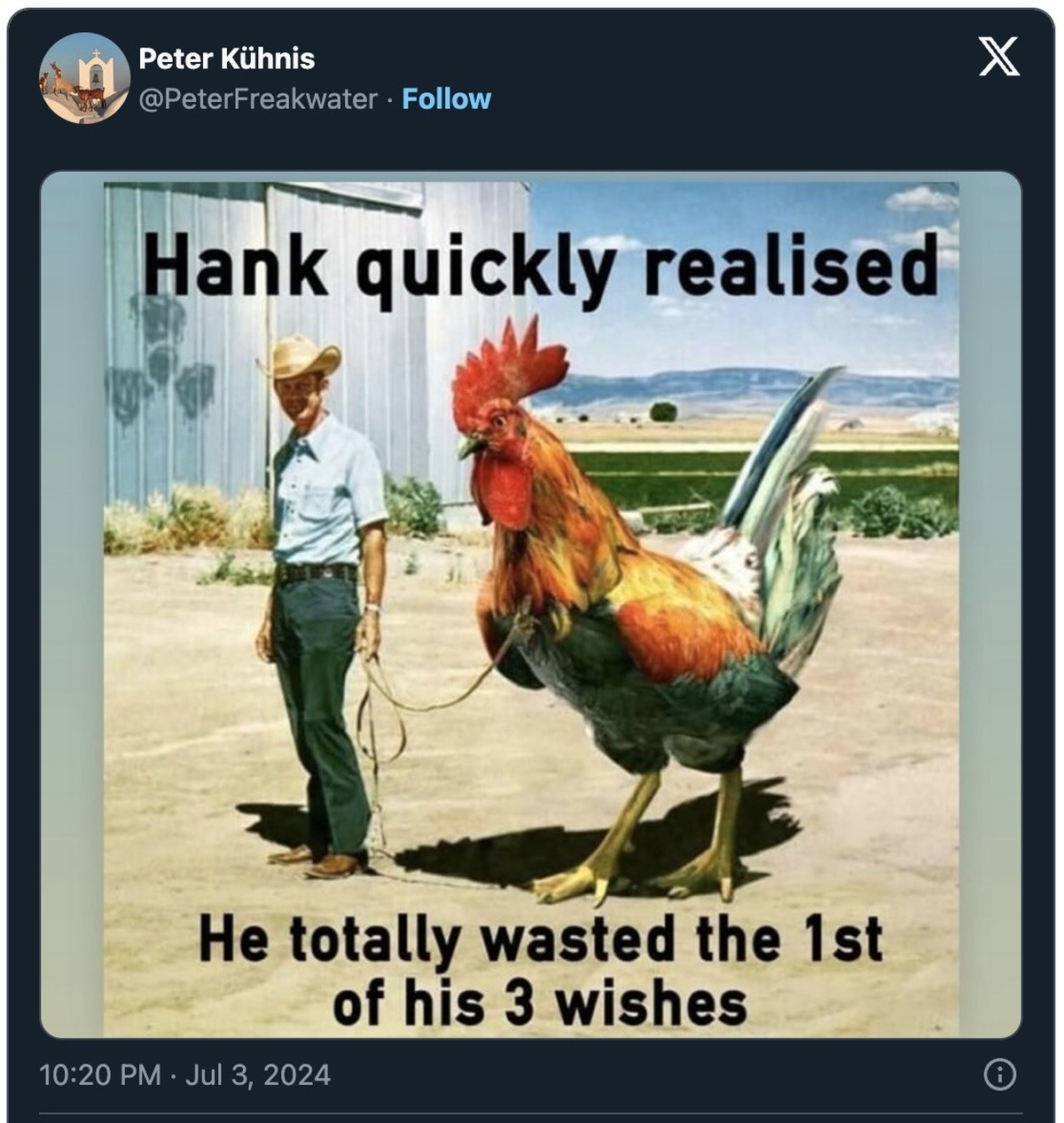 Lustiger Tweet