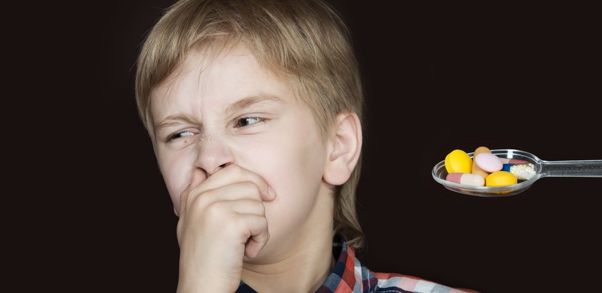 Viele Kinder können Tabletten oft kaum schlucken.