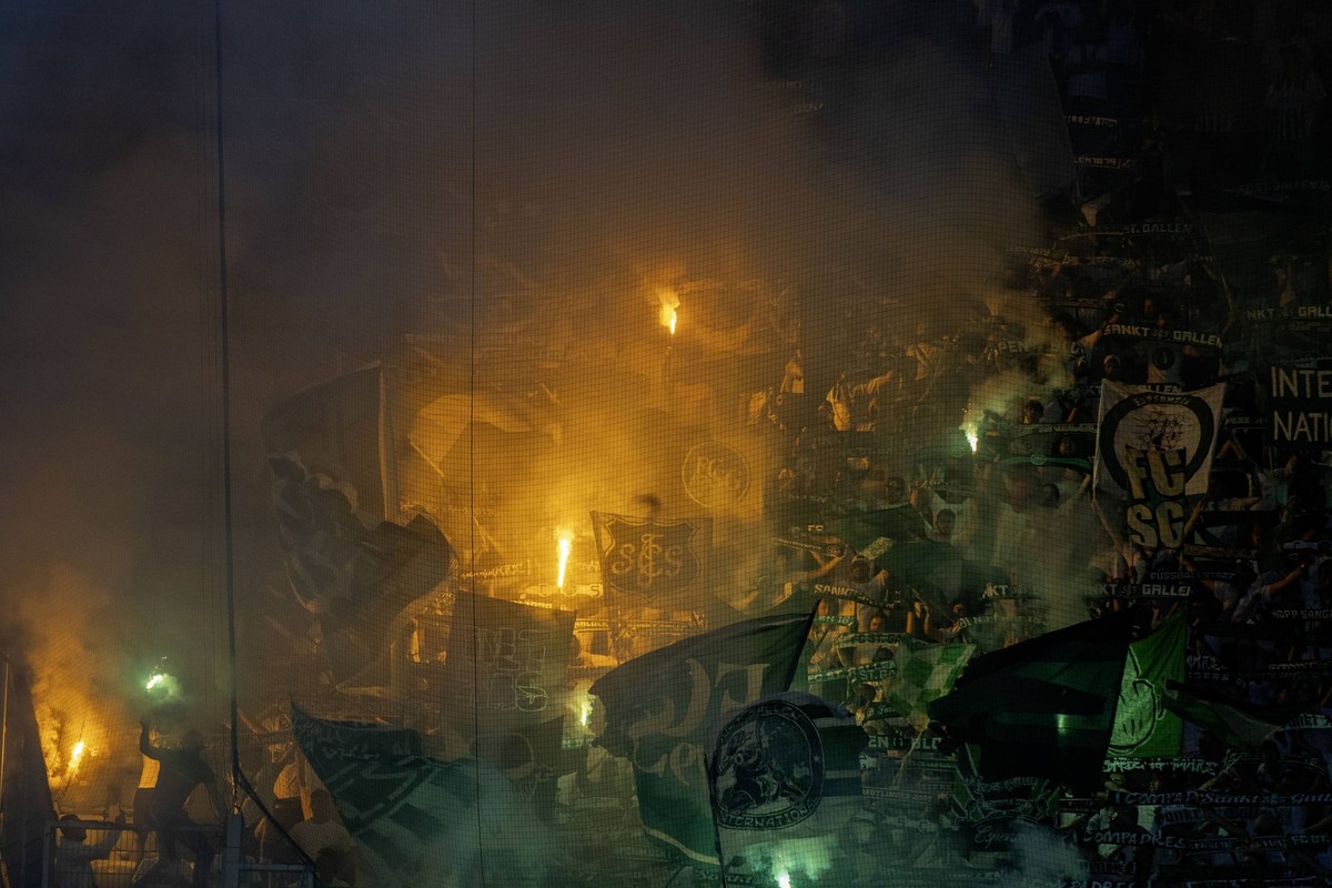 15.08.2024 WROCLAW PILKA NOZNA LIGA KONFERENCJI UEFA 2024/2024 DRUGA RUNDA ELIMINACYJNA SLASK WROCLAW FC SANKT GALLEN N/Z SANKT GALLEN KIBUCE GLEB SOBOLIEV/ARENA AKCJI/NEWSPIX.PL 15.08.2024 WROCLAW FO ...