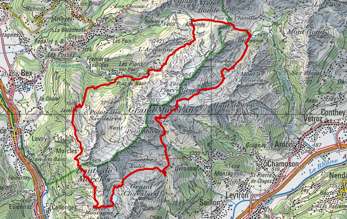 Hier gibt es die detailliertere Route.
