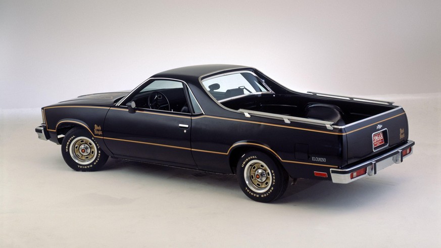 1978-1987 Chevrolet El Camino 
https://bringatrailer.com/listing/1987-chevrolet-el-camino-10/