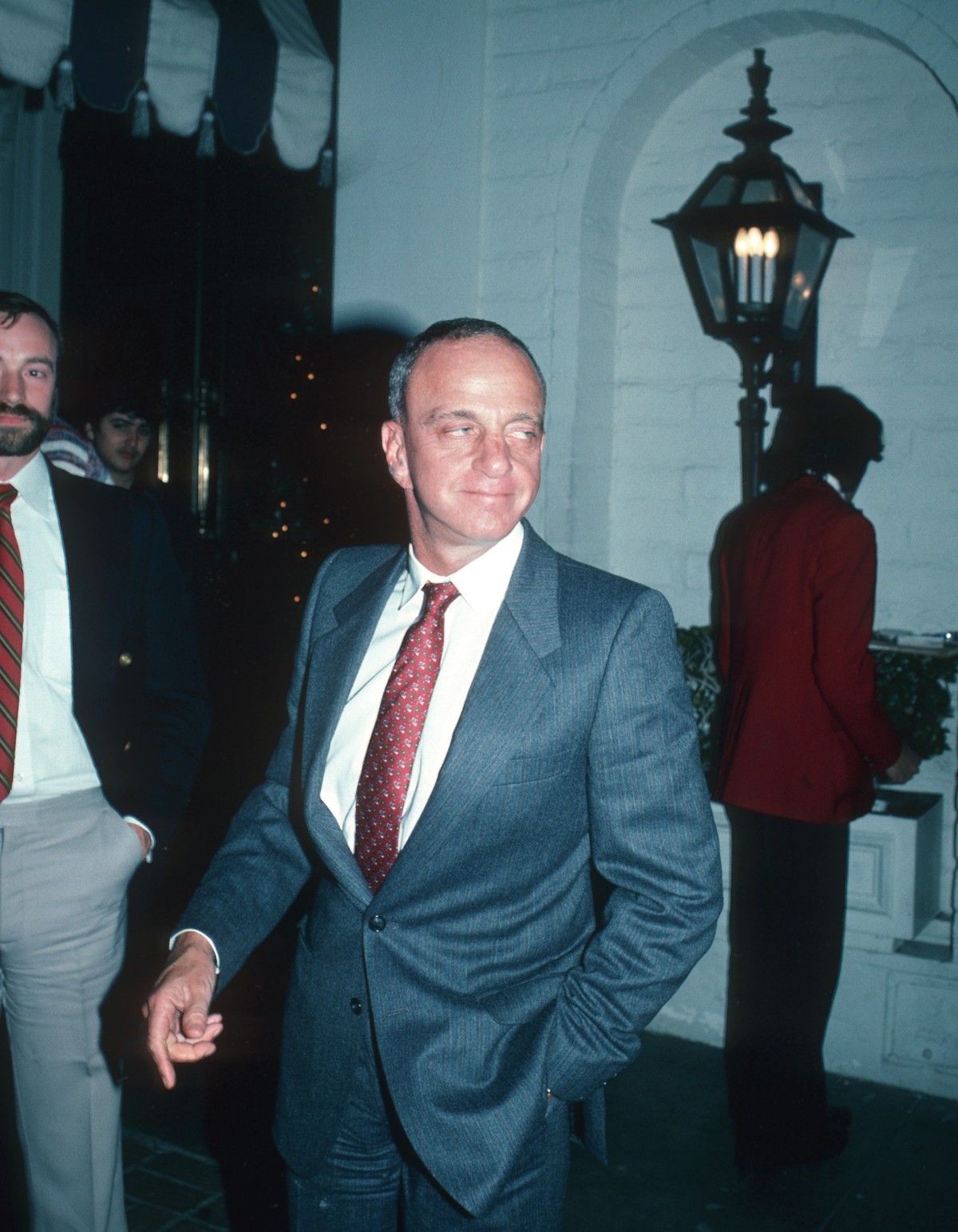 Roy Cohn during Irving Lazaar Party - January 17, 1982 at Chasen's Restaurant in Beverly Hills, California, United States. (Photo by Betty Galella/Ron Galella Collection via Getty Images)