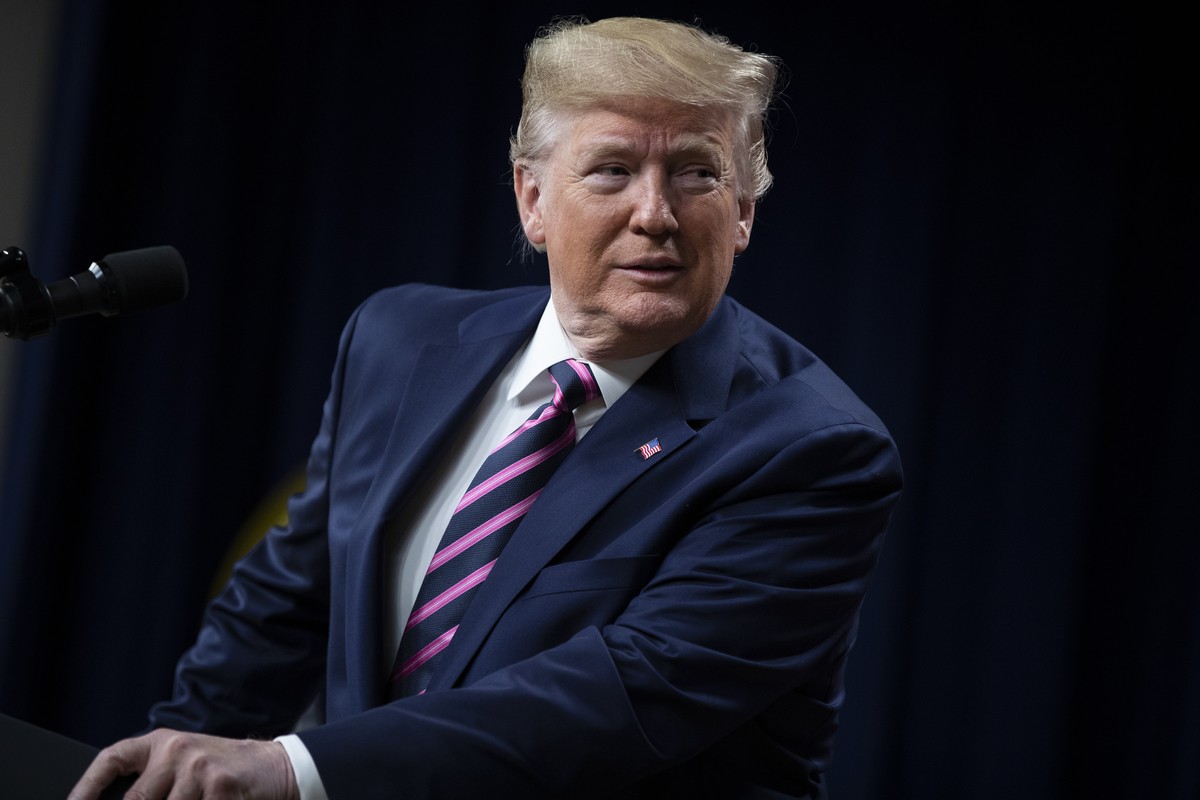President Donald Trump speaks during the White House Summit on Child Care and Paid Leave in the South Court Auditorium on the White House complex, Thursday, Dec. 12, 2019, in Washington. (AP Photo/ Ev ...