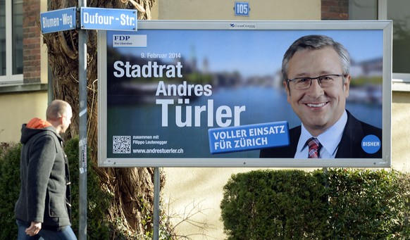 So hat Andres Türler im Wahlkampf für sich selber geworben.