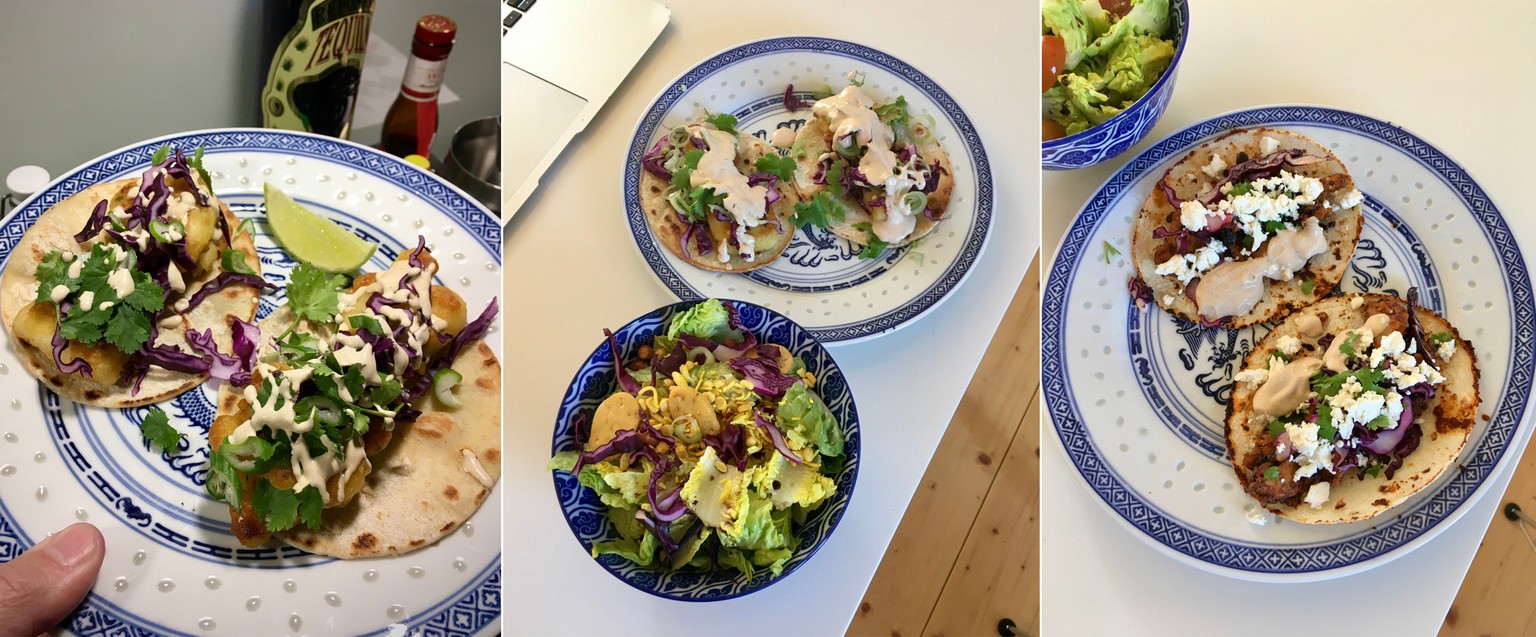 Baja fish tacos homemade cooking food baroni california mexico