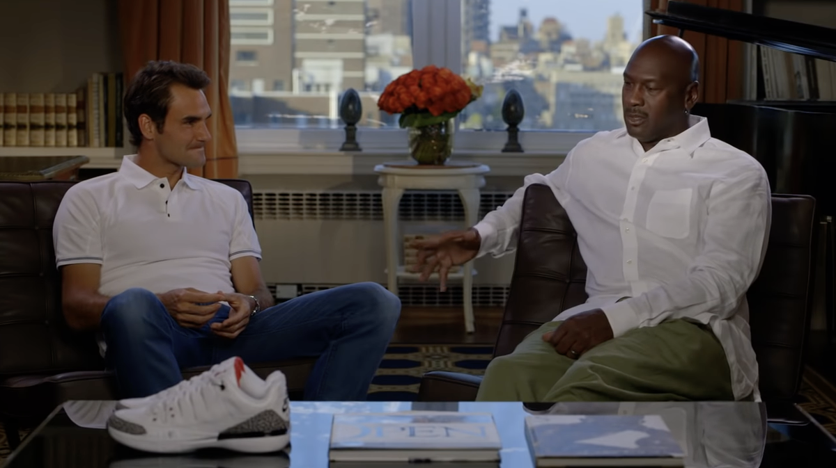 Federer et Jordan lorsque les deux icônes roulaient pour Nike.