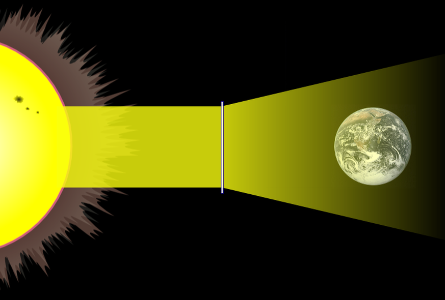 Visualisierung einer «Weltraumlinse».