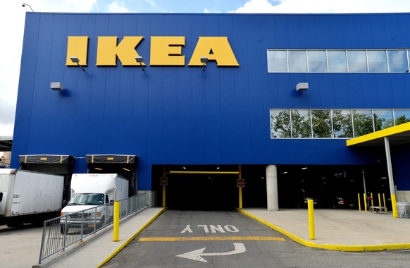 epa04282902 An exterior view of an Ikea store in Brooklyn, New York, USA, 26 June 2014. The Swedish furniture company is planning to raise the average hourly minimum wage it pays by 17 percent to $10. ...