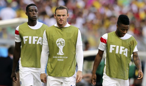 Danny Welbeck (l.), Wayne Rooney und Raheem Sterling werden von den Schweizern gefürchtet.