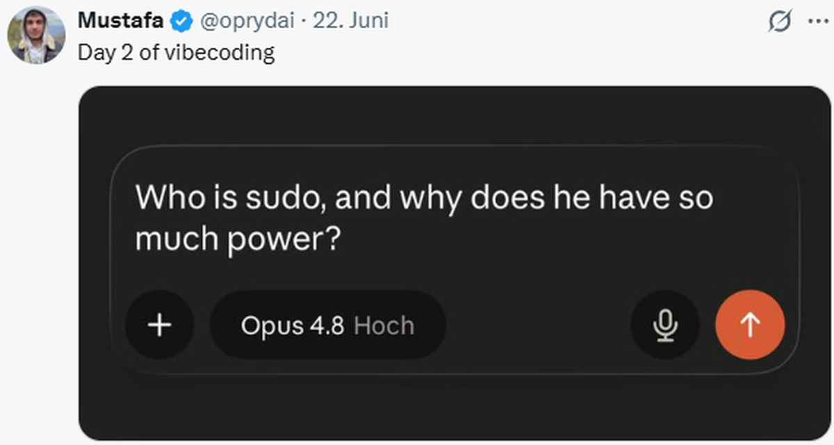 Falls du diesen Witz nicht verstehst, wird ihn sicher bald jemand in den Kommentaren erklären.