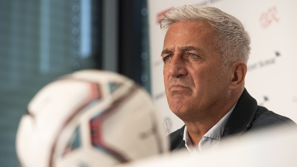 Nationaltrainer Vladimir Petkovic bei einer Pressekonferenz zur Kaderbekanntgabe des Schweizer Fussballverbandes vor den kommenden Laenderspielen der Nationalmannschaft, am Freitag, 2. Oktober 2020, i ...