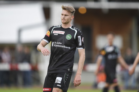 23.06.2015; St.Margrethen; Fussball - FC St.Gallen - Austria Lustenau;
Daniel Laesser (St.Gallen) 
(Andy Mueller/freshfocus)