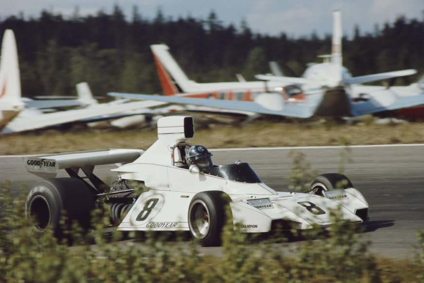 IMAGO / Motorsport Images

1974 Swedish GP ANDERSTORP RACEWAY, SWEDEN - JUNE 09: Rikky von Opel, Brabham BT44 Ford during the Swedish GP at Anderstorp Raceway on June 09, 1974 in Anderstorp Raceway, S ...