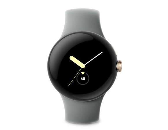 This photo provided by Google shows the Pixel Watch. Google on Wednesday, May 11, 2022 took a big step toward pushing its Pixel product line-up down a road already paved by Apple and its array of tren ...