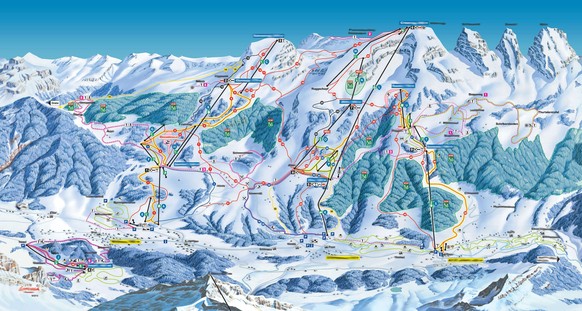 Erkennst Du Das Skigebiet Nur Anhand Des Pistenplans Watson