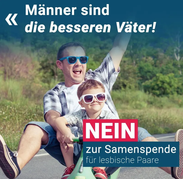 «Männer sind die besseren Väter»: Facebook toleriert dieses Sujet nicht