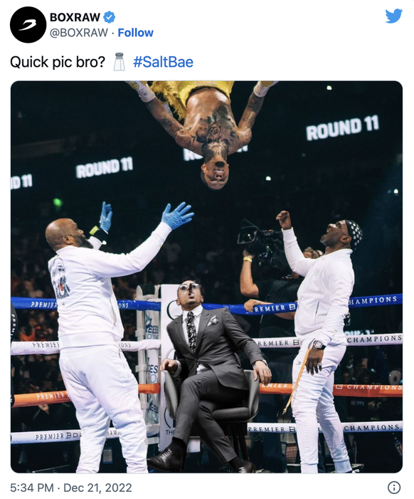 &lt;blockquote class=&quot;twitter-tweet&quot;&gt;&lt;p lang=&quot;en&quot; dir=&quot;ltr&quot;&gt;First thing that came to mind when I saw &lt;a href=&quot;https://twitter.com/hashtag/saltbae?src=has ...