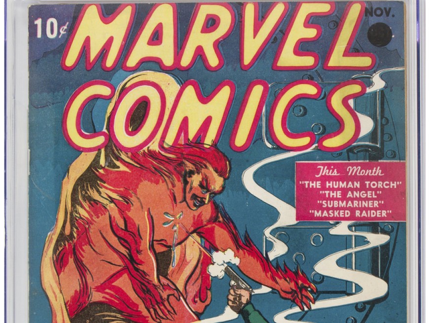 Ein Comic-Heftchen aus dem Jahr 1939 ist am Donnerstag in den USA für über 1,2 Millionen Dollar unter den Hammer gekommen. (Archivbild)