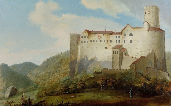 Neu Bechburg bei Oensingen, gemalt von Caspar Wolf, 1778.
https://commons.wikimedia.org/wiki/File:Caspar_Wolf_-_Schloss_Neu_Bechburg_bei_%C3%96nsingen_(1778).jpg