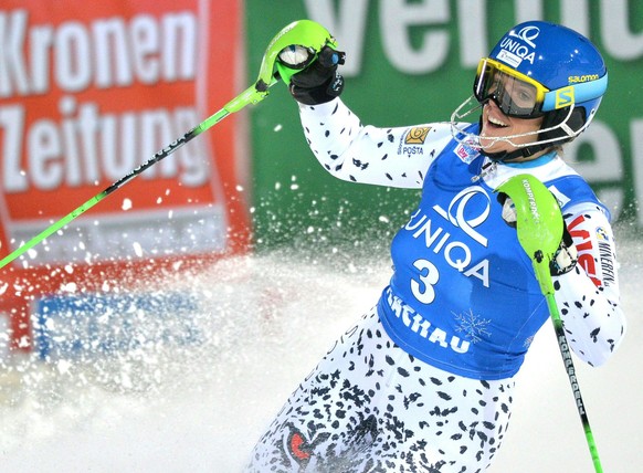 Velez-Zuzulova darf nach dem Triumph am Dienstag erneut jubeln.