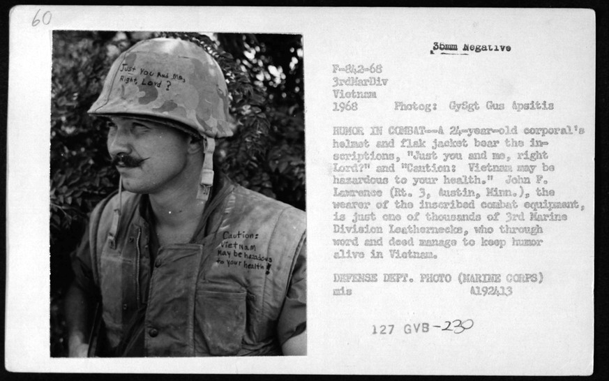 Vietnam 1968 - helmet art helmet graffiti helmet slogans
