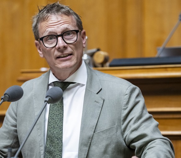 Martin Huebscher, SVP-ZH, spricht zur Grossen Kammer, an der Sommersession der Eidgenoessischen Raete, am Montag, 8. Juni 2026 im Nationalrat in Bern. (KEYSTONE/Alessandro della Valle)