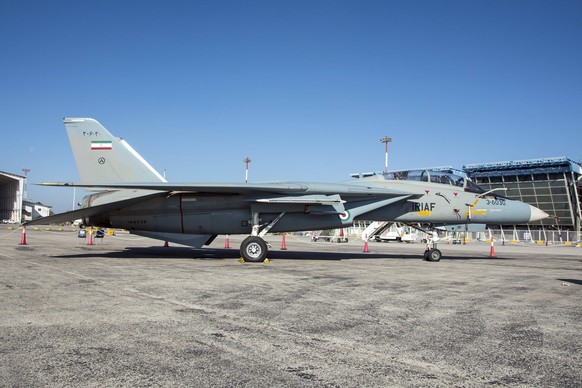 An F-14A Tomcat of the Islamic Republic of Iran Air Force IRIAF. The last flying IRIAF F-14A operates from Isfahans Shahid Babaei 8th Tactical Air Base. Copyright: DanielexFaccioli/StocktrekxImages DF ...