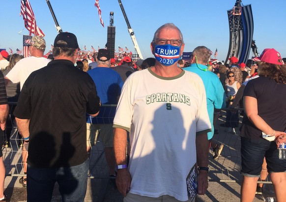 Donald Trumps Rally auf dem Flugplatz Sanford (Florida)