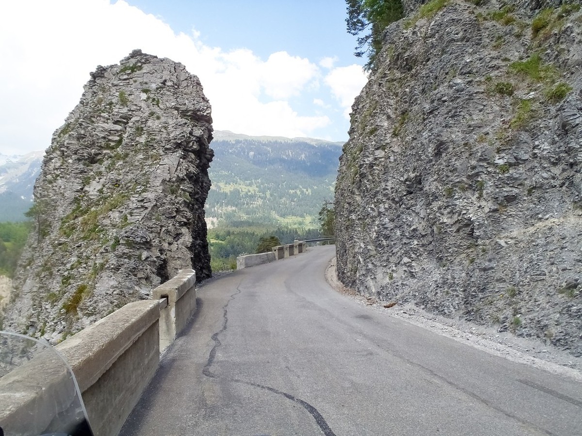 Ruinaulta Rheinschlucht Strasse nach Versam Bonaduz