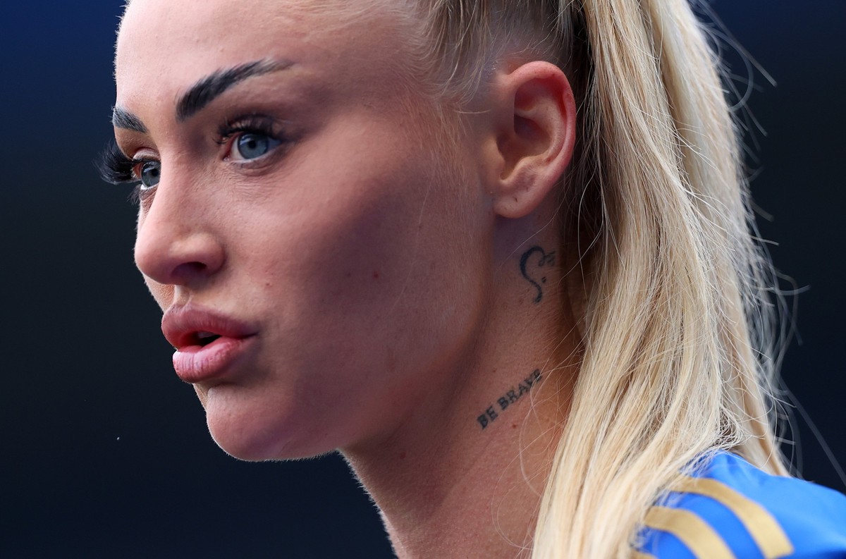 LEICESTER, ENGLAND - MARCH 22: Alisha Lehmann of Leicester City during the Barclays Women's Super League match between Leicester City and Aston Villa at The King Power Stadium on March 22, 2026 i ...