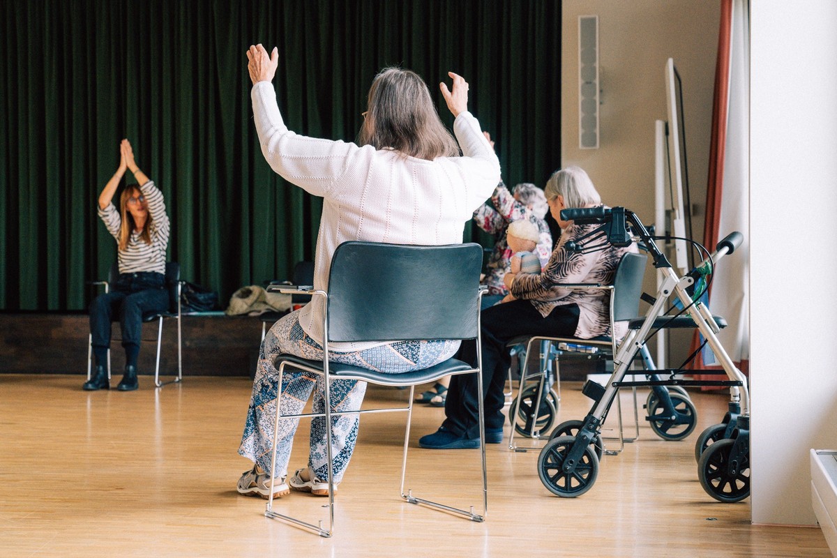 Fotostory im Altersheim und Pflegeheim Riedhof am 3. Mai 2023