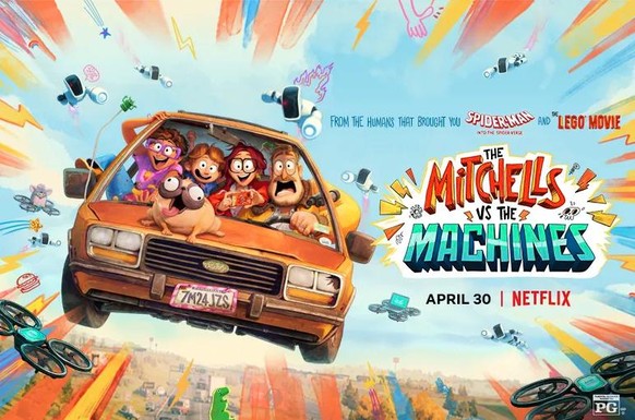 Der neue Animations-Hit «Mitchells vs. the Machines» ist durch den Sony-Deal statt im Kino bei Netflix gelandet.