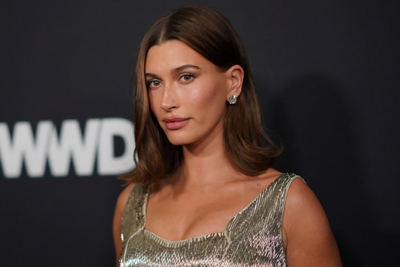 Hailey Bieber arrives at the WWD Style Awards on Friday, Jan. 9, 2026, in Santa Monica, Calif. (Photo by Jordan Strauss/Invision/AP)
Hailey Bieber