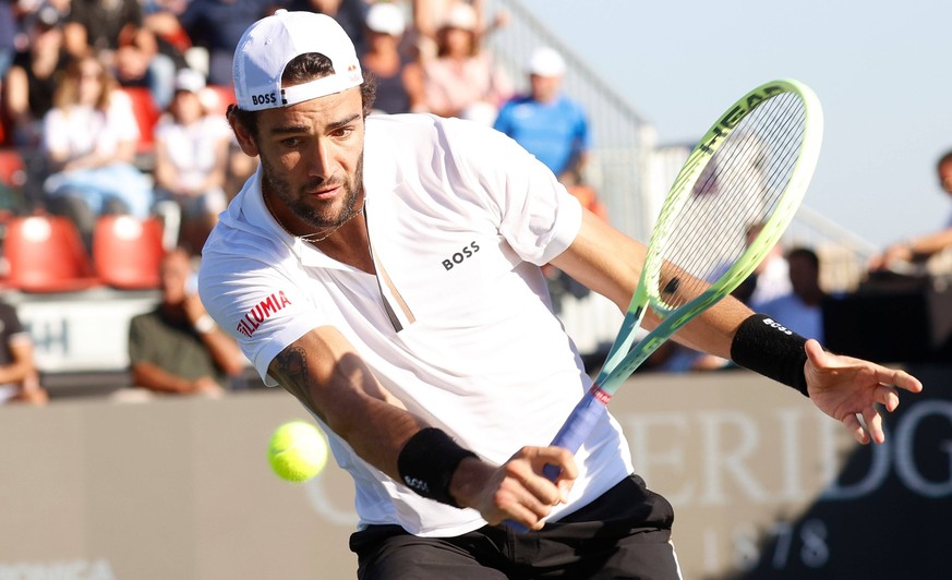 ATP, Tennis Herren Tour 250 Matteo Berrettini of Italy during the Tennis Internationals ATP 250 Naples day4 on October 20, 2022 at the Tennis Club Napoli in Naples, Italy Naples Italy PUBLICATIONxNOTx ...