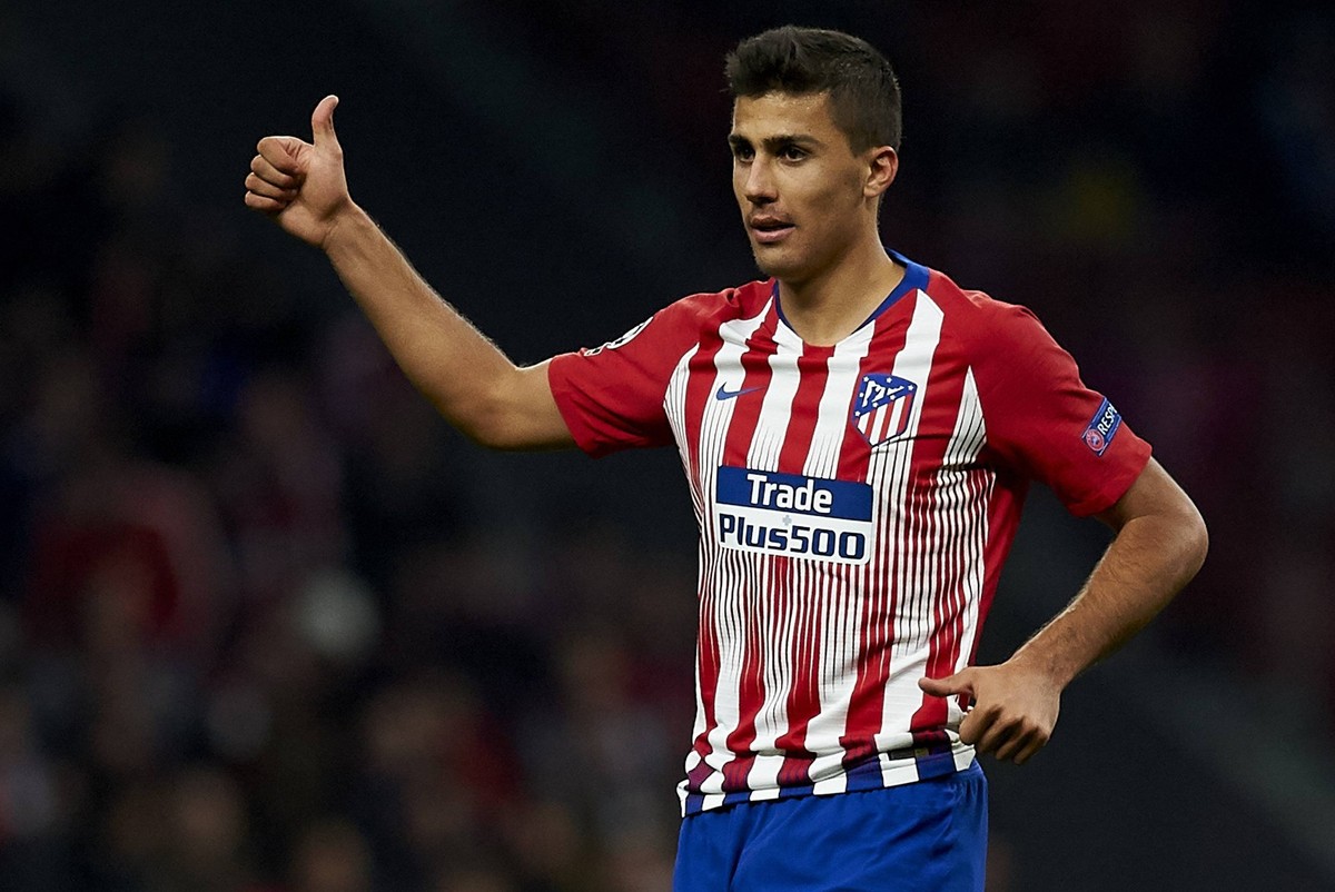 November 6, 2018 - Madrid, Spain - Rodri of Atletico Madrid during the Group A match of the UEFA Champions League between Atletico de Madrid and Borussia Dortmund at Wanda Metropolitano Stadium, Madri ...
