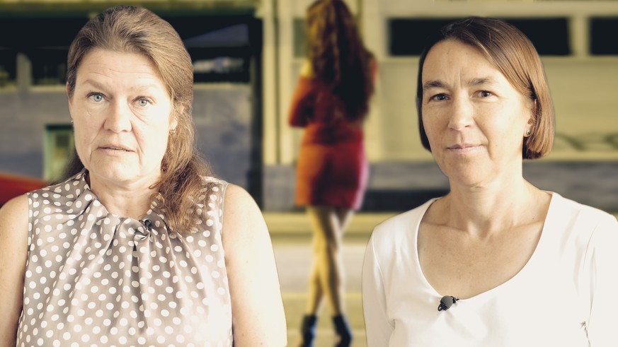 Andrea Gisler (rechts) und Beatrice Bänninger sind sich in Sachen Prostitution nicht einig.&nbsp;
