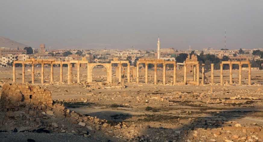 Palmyra: Der einzigartigen Antikenstadt in Syrien droht die Zerstörung durch Islamisten.