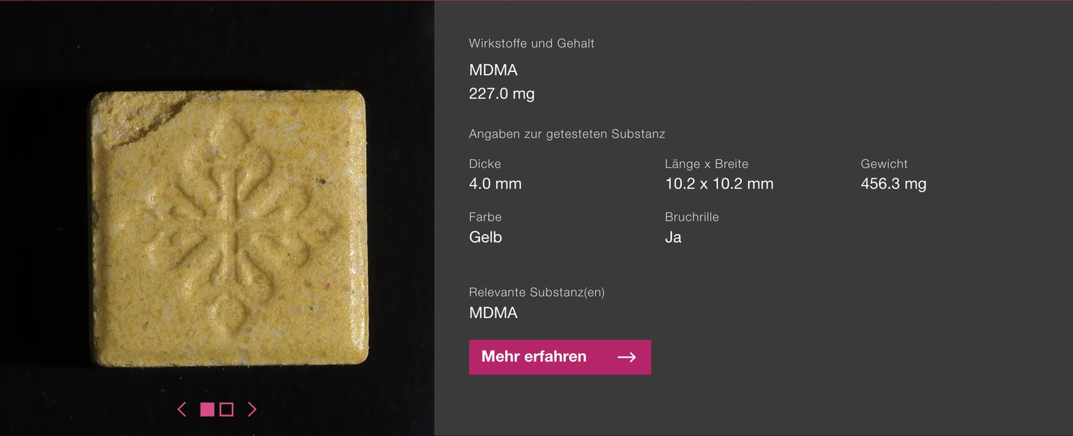 Die Stadt Zürich warnt an der Street Parade vor der MDMA-Pille Patek Philippe.